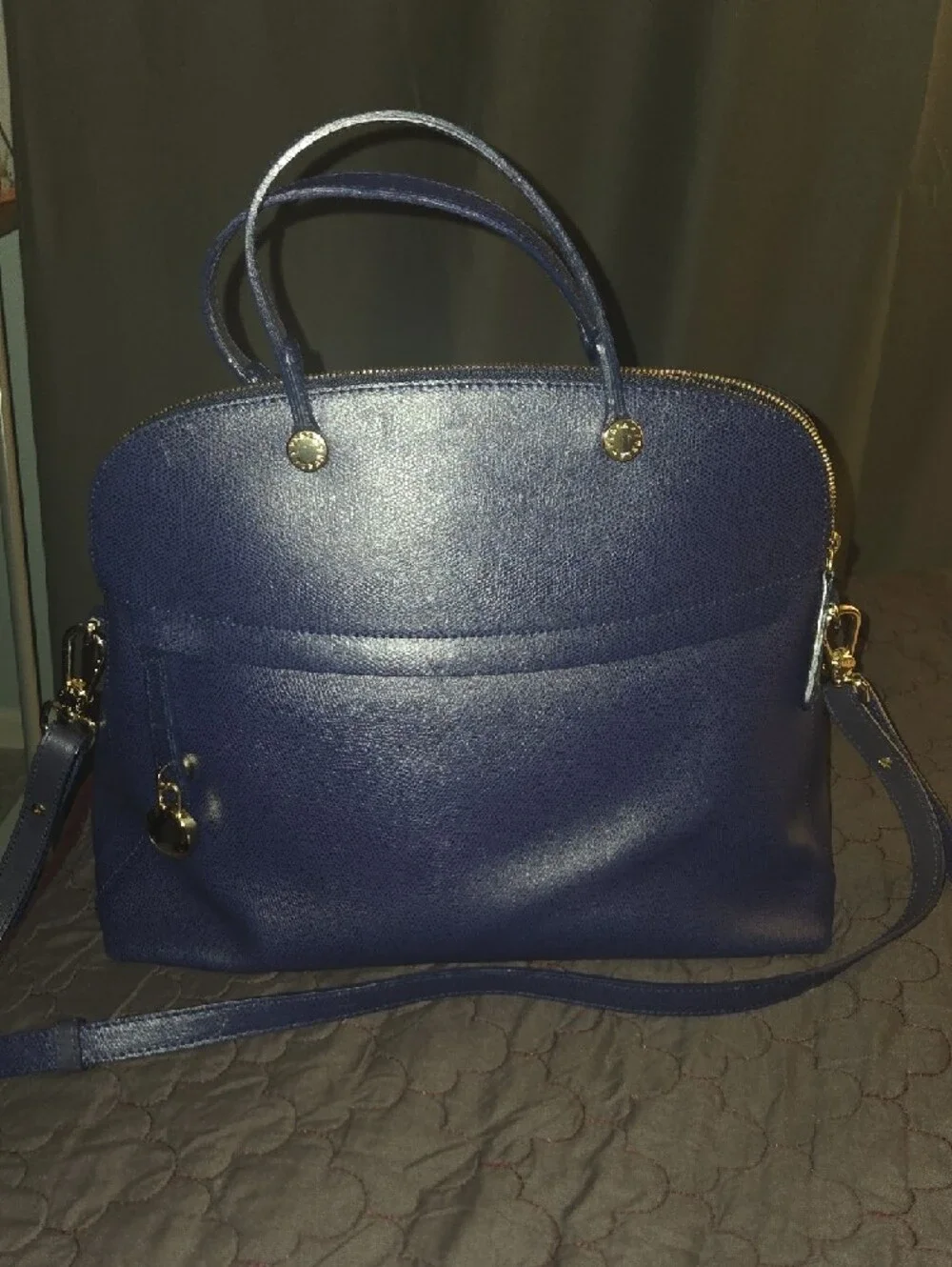 🖤 Furla Black Pebbled Leather Satchel/Crossbody -Open To Reasonable Offers 🖤